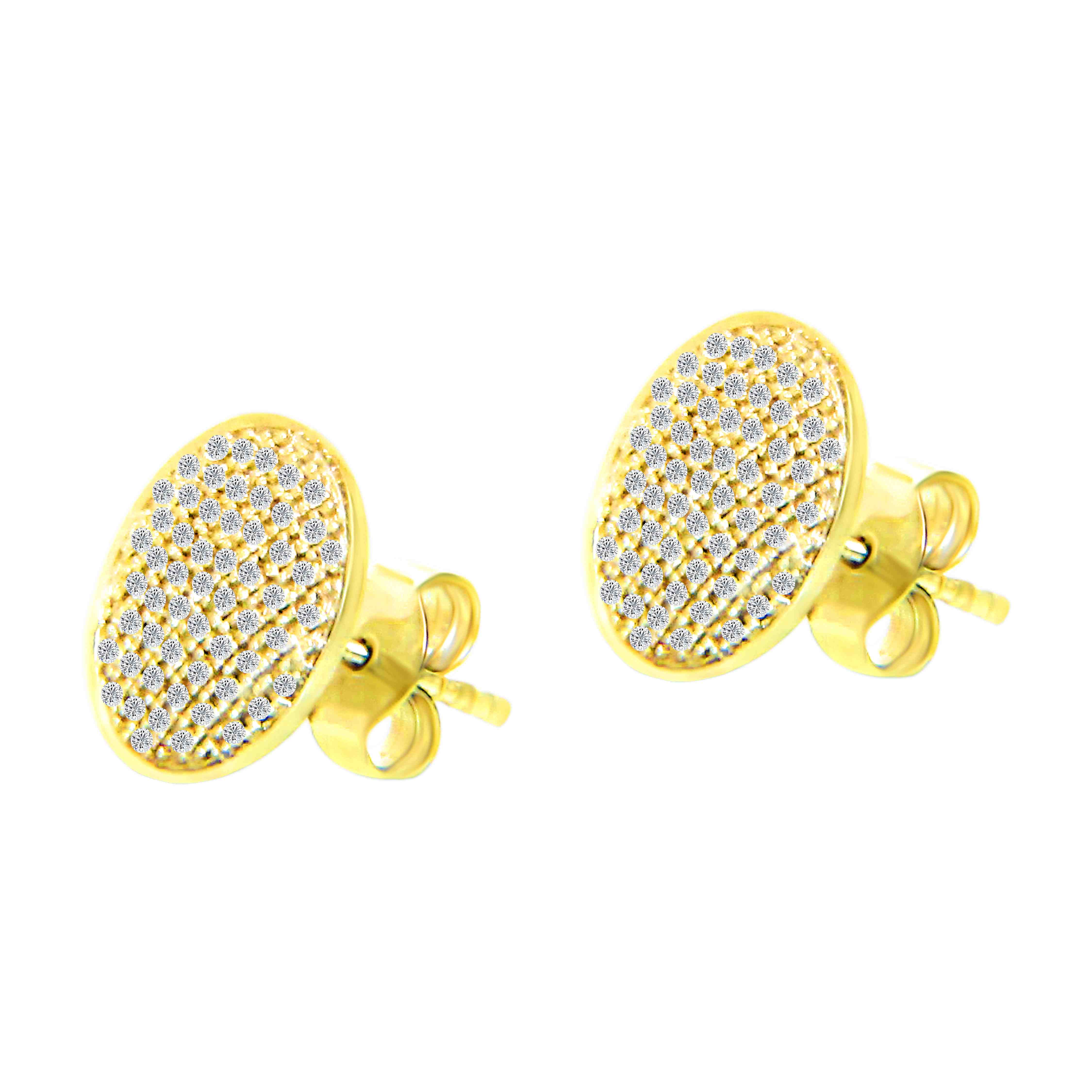 Round Stud Earring ER23003A